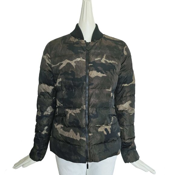 MONCLER GREEN CAMOUFLAGE DOWN FILLED JACKET (2) - Picture 6 of 13
